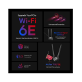 TP-Link Archer TXE75E / AXE5400 Треххдиапазонный беспроводной PCIe-адаптер Wi-Fi 6E с поддержкой Bluetooth 5.3