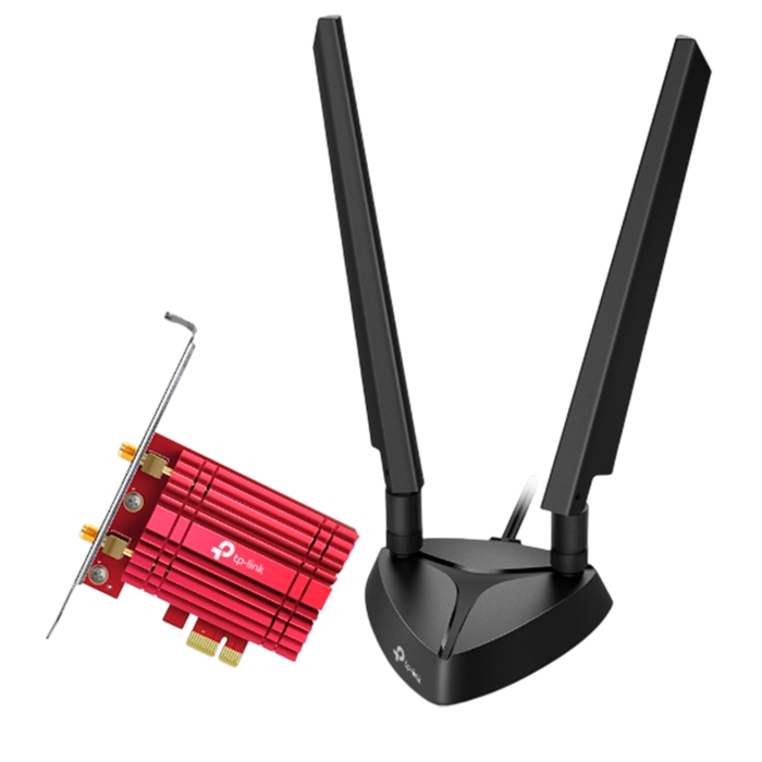 TP-Link Archer TXE75E / AXE5400 Треххдиапазонный беспроводной PCIe-адаптер Wi-Fi 6E с поддержкой Bluetooth 5.3