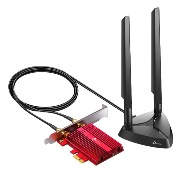 TP-Link Archer TXE75E / AXE5400 Треххдиапазонный беспроводной PCIe-адаптер Wi-Fi 6E с поддержкой Bluetooth 5.3