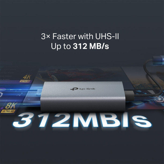 TP-Link UA440C / Кардридер USB 3.0 Type-С со слотами SD / microSD 4.0