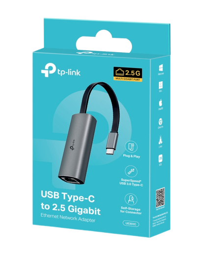 TP-Link UE302C / Сетевой адаптер USB Type C / 2.5GEthernet