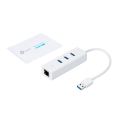 TP-Link UE330 / 3-портовый концентратор USB 3.0 с гигабитным Ethernet-адаптером
