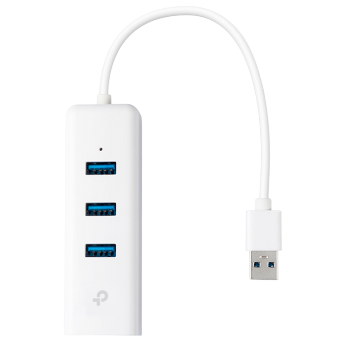 TP-Link UE330 / 3-портовый концентратор USB 3.0 с гигабитным Ethernet-адаптером