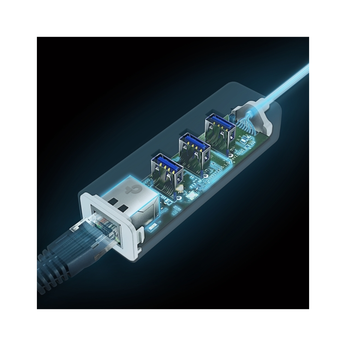 TP-Link UE330C / HUB 3-портовый USB 3.0 Type-C с гигабитным Ethernet-адаптером