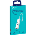 TP-Link UE330C / HUB 3-портовый USB 3.0 Type-C с гигабитным Ethernet-адаптером