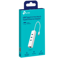 TP-Link UE330C / HUB 3-портовый USB 3.0 Type-C с гигабитным Ethernet-адаптером