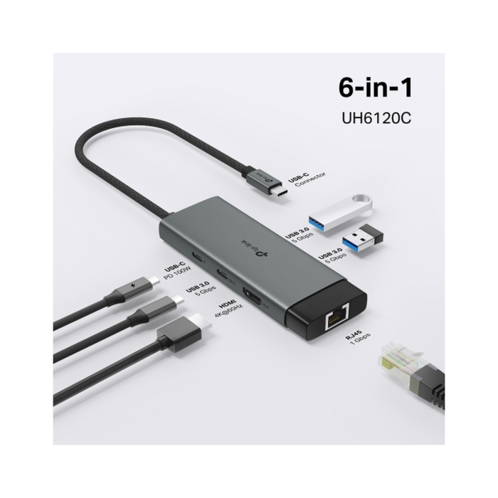 TP-Link UH6120C / HUB USB Type-C 6 в 1