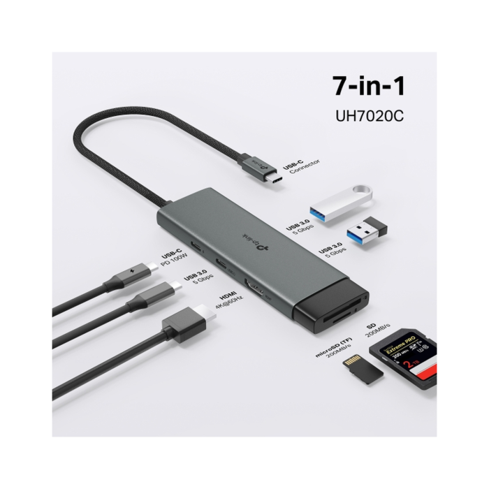 TP-Link UH7020C / HUB USB Type-C 7 в 1