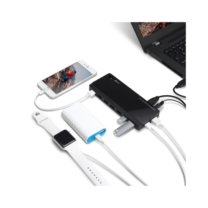 TP-Link UH720 / HUB 7-портовый USB 3.0 с 2 заряжающими портами
