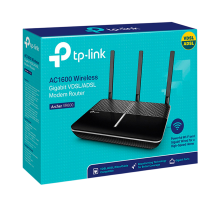 TP-Link Archer VR600 / AC2100 Беспроводной двухдиапазонный гигабитный MU-MIMO маршрутизатор со встроенным VDSL/ADSL-модемом и USB-портом