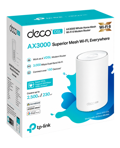 TP-Link Deco X50 Pro (1-Pack) / AX3000 Mesh-система Wi-Fi 6
