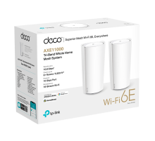 TP-Link Deco XE200 (2-pack) / AXE11000 Mesh система Wi-Fi 6E 