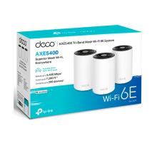 TP-Link Deco XE75 (3-pack) / AXE5400 Трехдиапазонная Mesh-система Wi-Fi 6E
