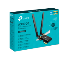 TP-Link Archer TX55E / AX3000 Двухдиапазонный беспроводной PCI Express адаптер Wi-Fi 6 с поддержкой Bluetooth 5.2