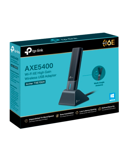 TP-link Archer TXE70UH / AXE5400 Трехдиапазонный беспроводной USB-адаптер высокого усиления Wi-Fi 6E