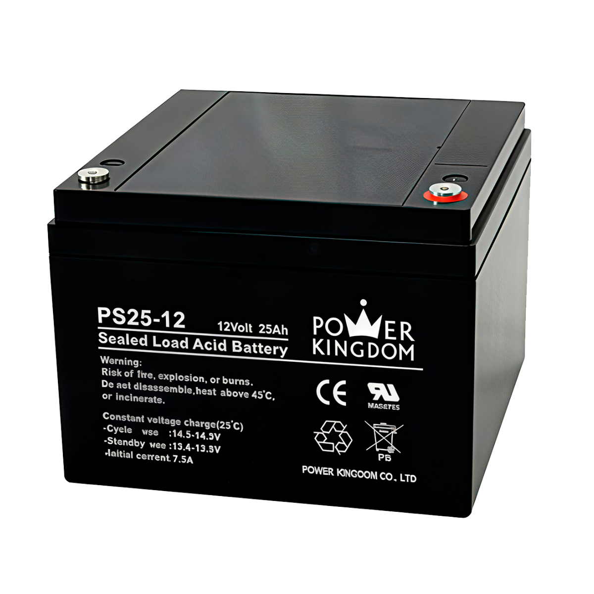 Аккумуляторные батареи для ИБП (UPS) 12V/25Ah / Power Kindom  