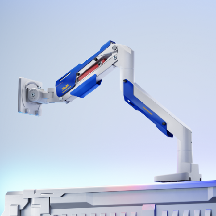 Кронштейн для монитора LUMI (Brateck) LDT101-C012 (24″–57″, до 30 кг) / White-Blue