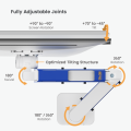 Кронштейн для монитора LUMI (Brateck) LDT101-C012 (24″–57″, до 30 кг) / White-Blue