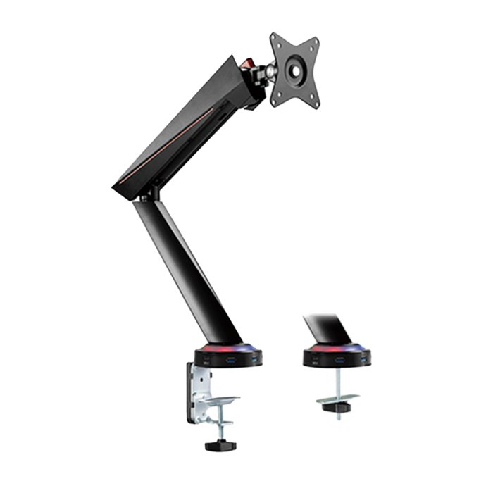 Кронштейн для монитора LUMI (Brateck) LDT39-C012U (17″–32″, до 8 кг, USB) / Black