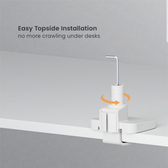 Кронштейн для монитора LUMI (Brateck) LDT81N-C012 (17″–49″, до 20 кг) / White