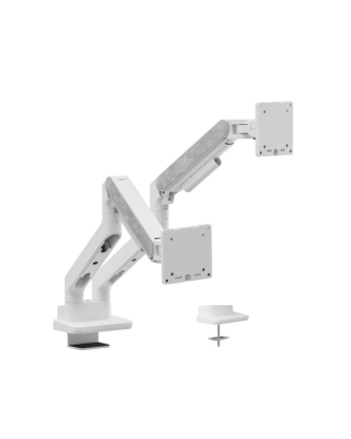 Кронштейн для 2х мониторов LUMI (Brateck) LDT81N-C024 (17″–35″, до 20 кг) / White