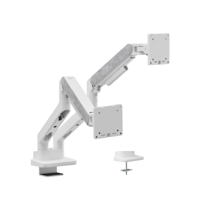 Кронштейн для 2х мониторов LUMI (Brateck) LDT81N-C024 (17″–35″, до 20 кг) / White