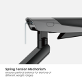 Кронштейн для монитора LUMI (Brateck) LDT85-C012-KP01 (17″–40″, до 12 кг) / White