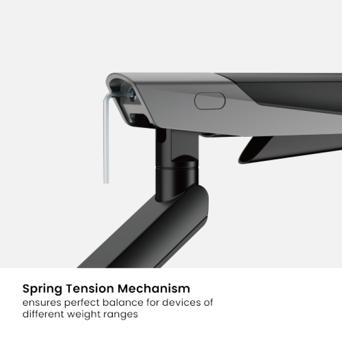 Кронштейн для монитора LUMI (Brateck) LDT85-C012-KP01 (17″–40″, до 12 кг) / White