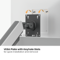 Кронштейн для монитора LUMI (Brateck) LDT88-C012 (17″–32″, до 9 кг) / Space Grey-White