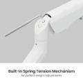 Кронштейн для монитора LUMI (Brateck) LDT94-C012E (17″–40″, до 12 кг) / White