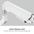 Кронштейн для монитора LUMI (Brateck) LDT94-C012E (17″–40″, до 12 кг) / White