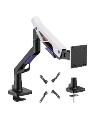 Кронштейн для монитора LUMI (Brateck) LDT95-C012 (24″–57″, до 30 кг) / Black-White