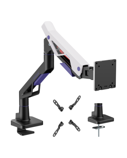 Кронштейн для монитора LUMI (Brateck) LDT95-C012 (24″–57″, до 30 кг) / Black-White