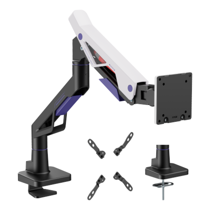 Кронштейн для монитора LUMI (Brateck) LDT95-C012 (24″–57″, до 30 кг) / Black-White