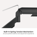 Кронштейн для монитора LUMI (Brateck) LDT97-C012E (17″–32″, до 9 кг) / Black