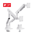 Кронштейн для 2х мониторов LUMI (Brateck) LDT99-C024 (24″–45″, до 27 кг) / White