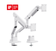 Кронштейн для 2х мониторов LUMI (Brateck) LDT99-C024 (24″–45″, до 27 кг) / White