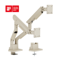 Кронштейн для 2х мониторов LUMI (Brateck) LDT99-C024 (24″–45″, до 27 кг) / White