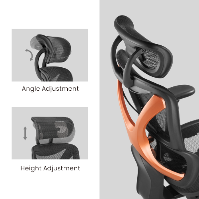 Кресло офисное LUMI SpineX CH05-31 Chair / Black