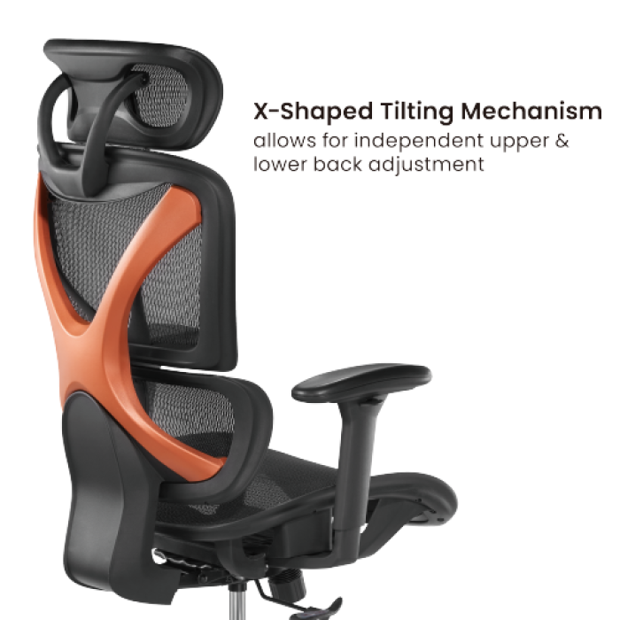 Кресло офисное LUMI SpineX CH05-31 Chair / Black