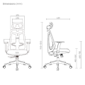 Кресло офисное LUMI CH05-40 Chair / Black