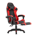 Кресло игровое LUMI CH06-12-04 Gaming Chair с подставкой для ног / Red-Black