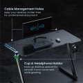 Стол игровой с RGB-подсветкой LUMI (Brateck) GMD02E-2 Gaming Desks / Black