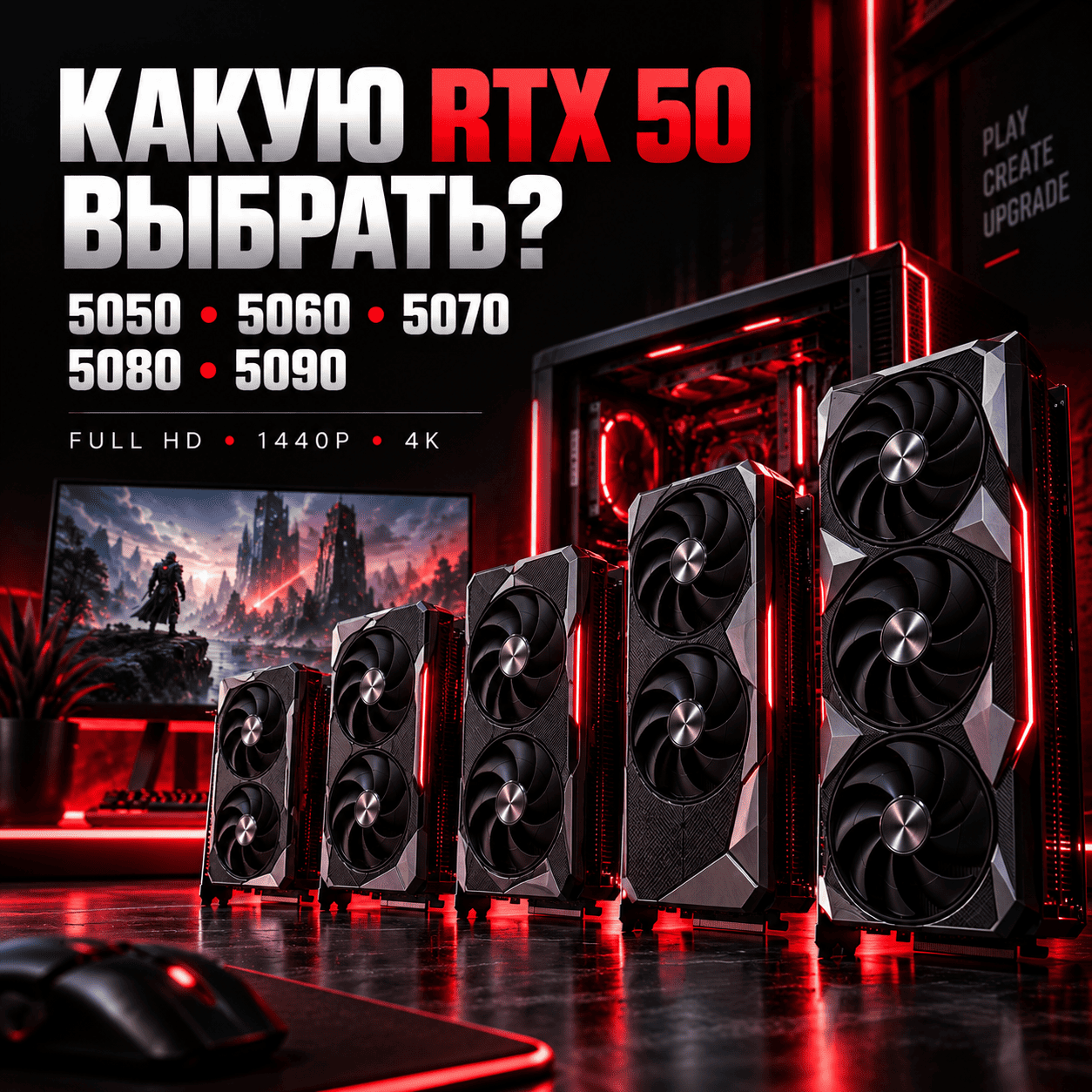 Какую видеокарту GeForce RTX 50 выбрать для игр в 2026 году