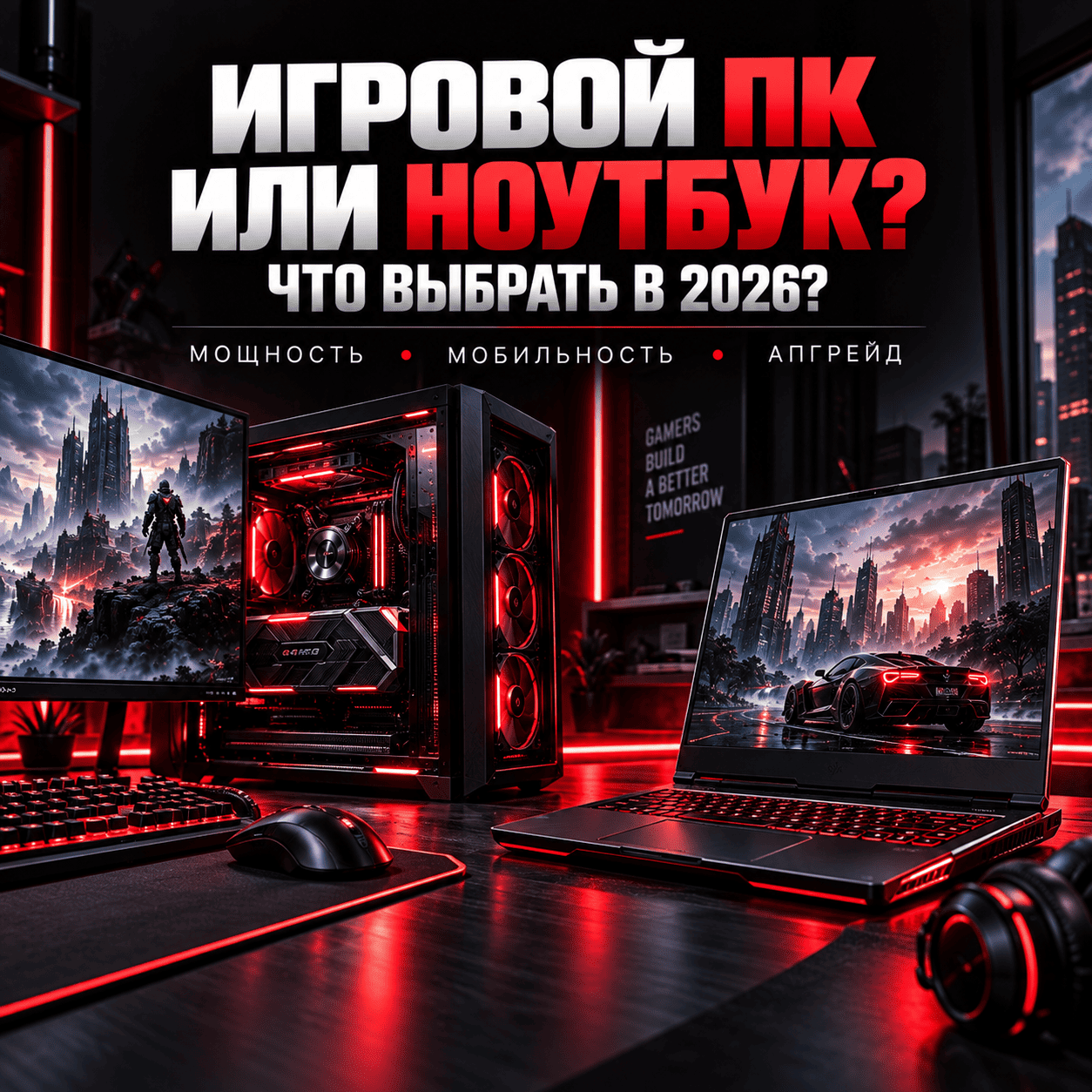 Игровой ПК или игровой ноутбук — что лучше выбрать в 2026 году