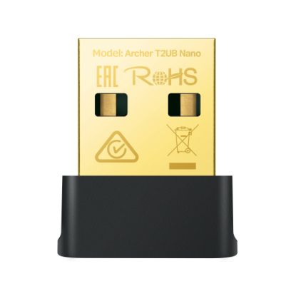 Изображение Archer T2UB Nano Сверхкомпактный двухдиапазонный USB‑адаптер с поддержкой Wi‑Fi AC600 и Bluetooth 4.2