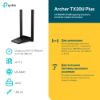 Изображение Archer TX20U Plus Двухдиапазонный USB‑адаптер высокого усиления с поддержкой Wi-Fi AX1800 и двумя антеннами